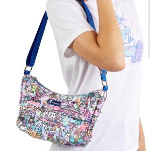 Cotton Candy Carnival Slouchy Shoulder Bag